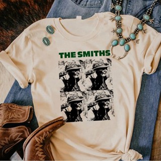 เสื้อยืด พิมพ์ลายมังงะตลก the Smiths Y2K สไตล์สตรีท สําหรับผู้หญิง