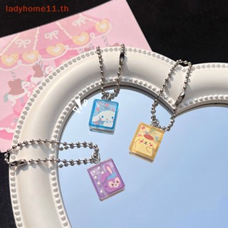 Onelady พวงกุญแจ จี้การ์ตูนอะนิเมะ Cinnamoroll My Melody Kawaii น่ารัก ทรงสี่เหลี่ยม สําหรับห้อยกระเป๋า