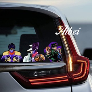 JoJo Wonderful Adventure 3D Gradient Illusion Sticker 3D ไล่โทนสี สําหรับติดตกแต่งรถยนต์ แก้ว แล็ปท็อป ตู้เย็น ฯลฯ สติ๊กเกอร์อนิเมะ