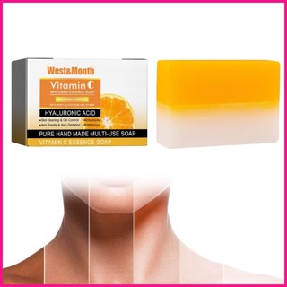 Skin Lightening Soap 100g Bleaching Soap for Dark Skin Skin Friendly Whitening Soap With Sweet Orange buraith