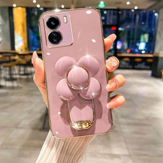 เคส Vivo Y16 4G TPU 3D กังหันลม เคสโทรศัพท์ บางพิเศษ ชุบไฟฟ้า เคสนิ่ม ฝาครอบกันกระแทก