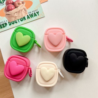 เคสหูฟังบลูทูธไร้สาย ซิลิโคน TPU นิ่ม รูปหัวใจ 3D สีแคนดี้ กันตก สําหรับ AirPods 1 2 3 Pro2 2022