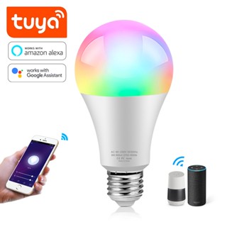 หลอดไฟอัจฉริยะ Wifi RGB LED หรี่แสงได้ APP Google Home Amazon Alexa