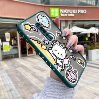 เคสโทรศัพท์มือถือแบบแข็ง ใส กันกระแทก ลายการ์ตูนอวกาศ มีลายด้านข้าง สําหรับ OPPO Reno 2 Reno 2F Reno 2Z Reno2 F Reno2 Z