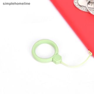 [simplehomeline] แหวนซิลิโคน กันหาย สําหรับคล้องโทรศัพท์มือถือ พร้อมส่ง