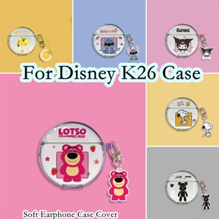 【imamura】เคสหูฟัง แบบนิ่ม ลายการ์ตูนดิสนีย์ K26 สําหรับ Disney K26