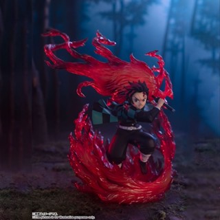 ฟิกเกอร์ ของแท้ Bandai Demon Slayer Blade Kamado Tanjiro God of Fire Kagura603463 Uafr