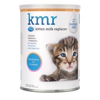 PetAg KMR นมผงสำหรับลูกแมวเกิดใหม่ที่กำพร้า นมแม่ไม่พอ มีปัญหาการย่อย หรือป่วยหลังการผ่าตัด 340g