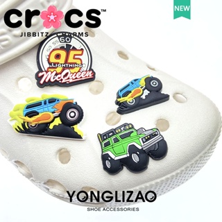 Jibbitz Crocs charms หัวเข็มขัด อุปกรณ์เสริมรองเท้า หมายเลข . 95 Car Series ใหม่ รองเท้า Crocs ลายการ์ตูนดอกไม้ แต่งหัวเข็มขัด สําหรับตกแต่งรถยนต์ 2023