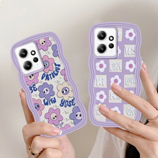 เคสโทรศัพท์มือถือ TPU ลายดอกไม้อิโมจิ สําหรับ Redmi Note 12 Redmi A1 A2 10C 10A 9C 9T Note 11S 10 5G 10S 9S 8 Pro Xiaomi Poco M5S M3 X3 Pro NFC