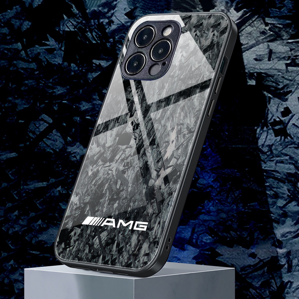 เคสโทรศัพท์มือถือแบบแข็ง กันกระแทก ลาย Mercedes Benz แฟชั่น สําหรับ iPhone 11 14 Pro Max 15 12 13 X XS XR Mini Plus