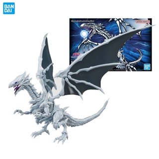 Bandai Original Yu-Gi-Oh Model Garage Kit Figure-rise Series 1/12 Blue-Eyes White Dragon Anime Action Figure Assembly Model Toys