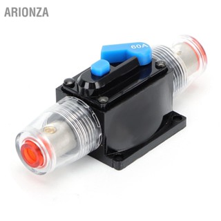 ARIONZA อัตโนมัติ 12V 60 แอมป์ รถ เรือ เสียง คู่มือ รีเซ็ต Circuit Breaker Switch Fuse Support