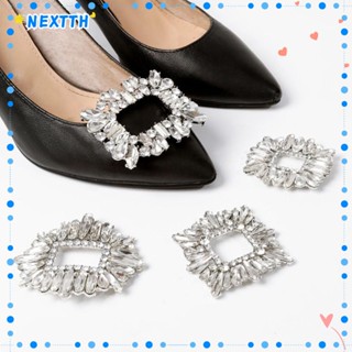 NEXTTH 1PC Shoe Decorations Clip Rhinestone Wedding High Heel Charm Buckle