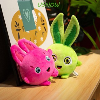 Usnow ตุ๊กตานุ่ม รูปการ์ตูนกระต่ายน่ารัก สีรุ้ง สร้างสรรค์ ของขวัญวันเกิด สําหรับตกแต่งบ้าน