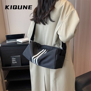 KIQUNE   กระเป๋าสะพาย ข้าง กระเป๋าผู้หญิงสะพายข้าง 2023 new  สวย Comfortable Chic สไตล์เกาหลี L91TKHC 37Z230910