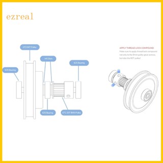 Ez อุปกรณ์เสริมเพลาออปติคอล ยาว 30 35 มม. สําหรับเครื่องพิมพ์ 3D Voron 2 4