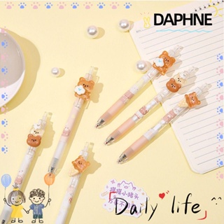 Daphne ปากกาเจลนิ่ม 0.5 มม. คุณภาพสูง 6 ชิ้น ต่อชุด สําหรับโรงเรียน สํานักงาน