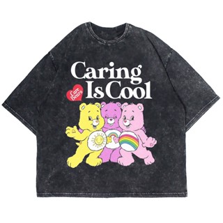 Oversize CARE BEARS CARING T-SHIRT IS COOL WASHING VINTAGE TEE (WASHING T-SHIRT)