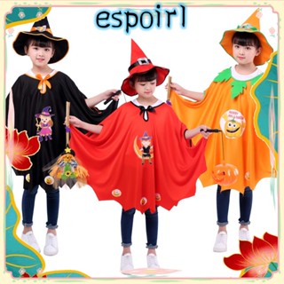 Espo เสื้อคลุมฟักทอง ผ้าถัก พร็อพคอสเพลย์ สําหรับปาร์ตี้ฮาโลวีน