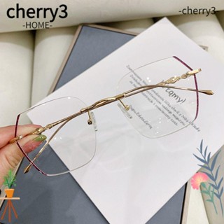 Cherry3 แว่นตาแฟชั่น ป้องกันแสงสีฟ้า แบบพกพา กรอบเบาพิเศษ