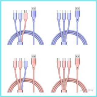 Star สายชาร์จแยก USB เป็น MicroUSB 66W สําหรับอุปกรณ์ Micro USB หรือ UsbC 3 ชิ้น จากพอร์ต USB เดียว สําหรับโทรศัพท์มือถือ