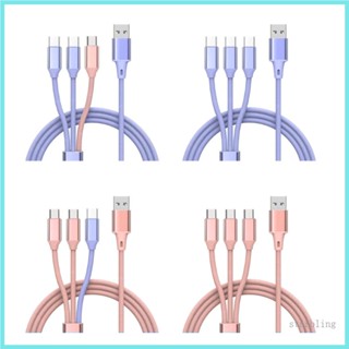 Star สายชาร์จแยก USB เป็น MicroUSB 66W สําหรับอุปกรณ์ Micro USB หรือ UsbC 3 ชิ้น จากพอร์ต USB เดียว สําหรับโทรศัพท์มือถือ