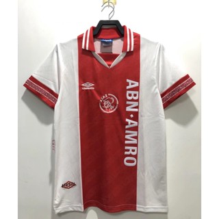 เสื้อกีฬาแขนสั้น ลายทีมชาติฟุตบอล Ajax At Home 94-95 สไตล์เรโทร