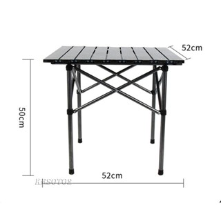 [Kesoto2] โต๊ะแคมป์ปิ้ง พับได้ พร้อมที่เก็บ ติดตั้งง่าย ถอดออกได้ สําหรับแบกเป้ ระเบียง