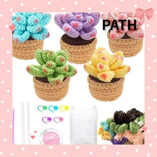 Path ชุดตุ๊กตาถักโครเชต์ แฮนด์เมด DIY สําหรับผู้เริ่มต้น