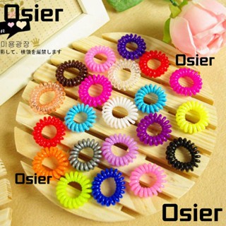 Osier1 ยางรัดผม สีสันสดใส สําหรับผู้หญิง 10 ชิ้น