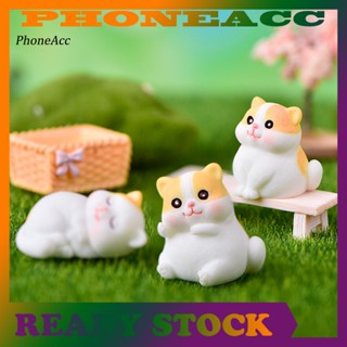 Phoneacc ฟิกเกอร์เรซิ่น รูปแมว ขนาดเล็ก ติดทนนาน สําหรับเนอสเซอรี่