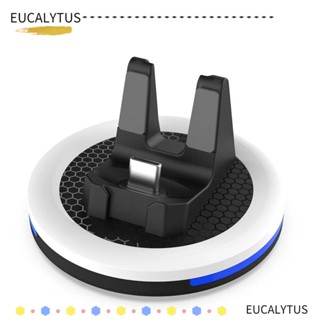 Eutus อะแดปเตอร์แท่นชาร์จ กันลื่น มีไฟ LED อุปกรณ์เสริม สําหรับ Pokémon GO Plus+ Home