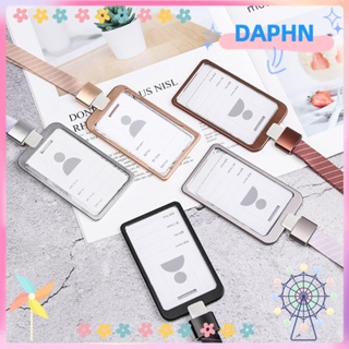 Daphs ที่ใส่ป้ายชื่อ 1 ชิ้น พร้อมเชือกเส้นเล็ก โลหะผสมอลูมิเนียม