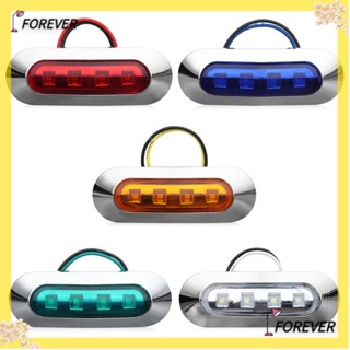 Forever ไฟนําทาง Led DC 12V-24V สีแดง สีเขียว กันน้ํา สําหรับติดตกแต่งภายในเรือ