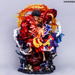 โมเดลฟิกเกอร์ One Piece Wano Kingdom Series GK Fourth Gear Demon God Fudo Mingwang Luffy เหมาะกับของขวัญวันเกิด สําหรับตกแต่ง