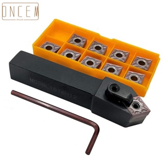 【ONCEMOREAGAIN】Turning Tool Holder 16×100mm CNMG120408-MA VP15TF Carbide Inserts Durable