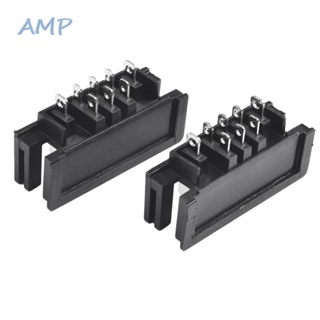 ⚡NEW 8⚡Connector Terminal Adapter Black Metal Battery Charger Bracket Connector