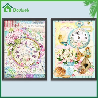 【Doub X ✮】ภาพวาดปักเพชร ทรงกลม 5D DIY สําหรับตกแต่งบ้าน ✮