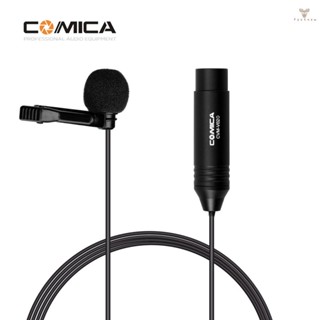 Fw COMICA CVM-V02O ไมโครโฟนคอนเดนเซอร์ ปลั๊ก XLR รองรับ 48V Phantom Power สําหรับกล้องบันทึกวิดีโอ