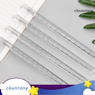 Chunrong ไม้บรรทัดสเกล แบบใส ทรงสามเหลี่ยม ติดทนนาน สําหรับสถาปนิก นักเรียน