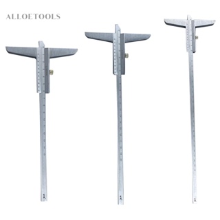 [alloetools.th] เวอร์เนียคาลิปเปอร์ เกจไมโครมิเตอร์ วัดความลึก 0-300 มม. 0.02 มม.