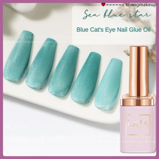 Blue Star ยาทาเล็บยูวีเจล Cat&amp;#39;s Eye Nail Polish 2023 New Fashion Display Blue Elf Cat&amp;#39;s Eye cod