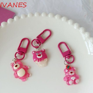 Ivanes พวงกุญแจ จี้รูปสัตว์ Cinnamoroll น่ารัก ขนาดเล็ก เครื่องประดับ สําหรับเด็ก