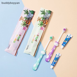 Bbth ชุดแปรงสีฟัน ยาสีฟัน แบบใช้แล้วทิ้ง สําหรับเด็ก