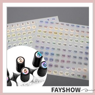 Fay สติกเกอร์ตัวเลข 1-500 มีกาวในตัว สําหรับติดตกแต่ง