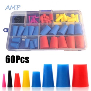 ⚡NEW 8⚡Cone Plugs Plugs Assortment Repair Tools Replacement Part Silicone 60 Pcs