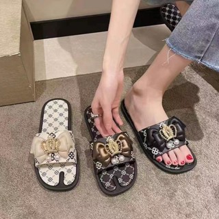 Kaishan womens shoes store [welfare price 7.9] crown slippers women summer wear Korean ins net red fairy style students Joker