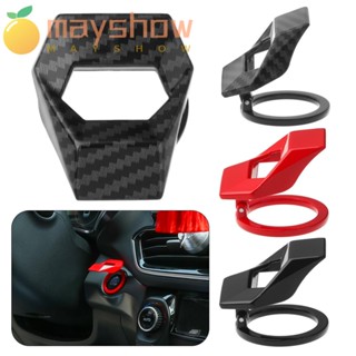 Mayshow ฝาครอบปุ่มสตาร์ทเครื่องยนต์ แบบพลิกได้