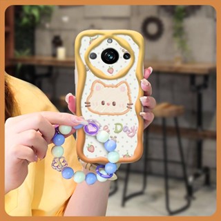 Soft Wave border Phone Case For OPPO Realme11 Pro/11 Pro+ Pendants dustproof flower originality interest Pendants